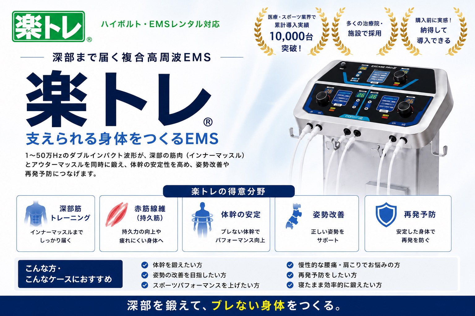 楽トレ 複合高周波EMS